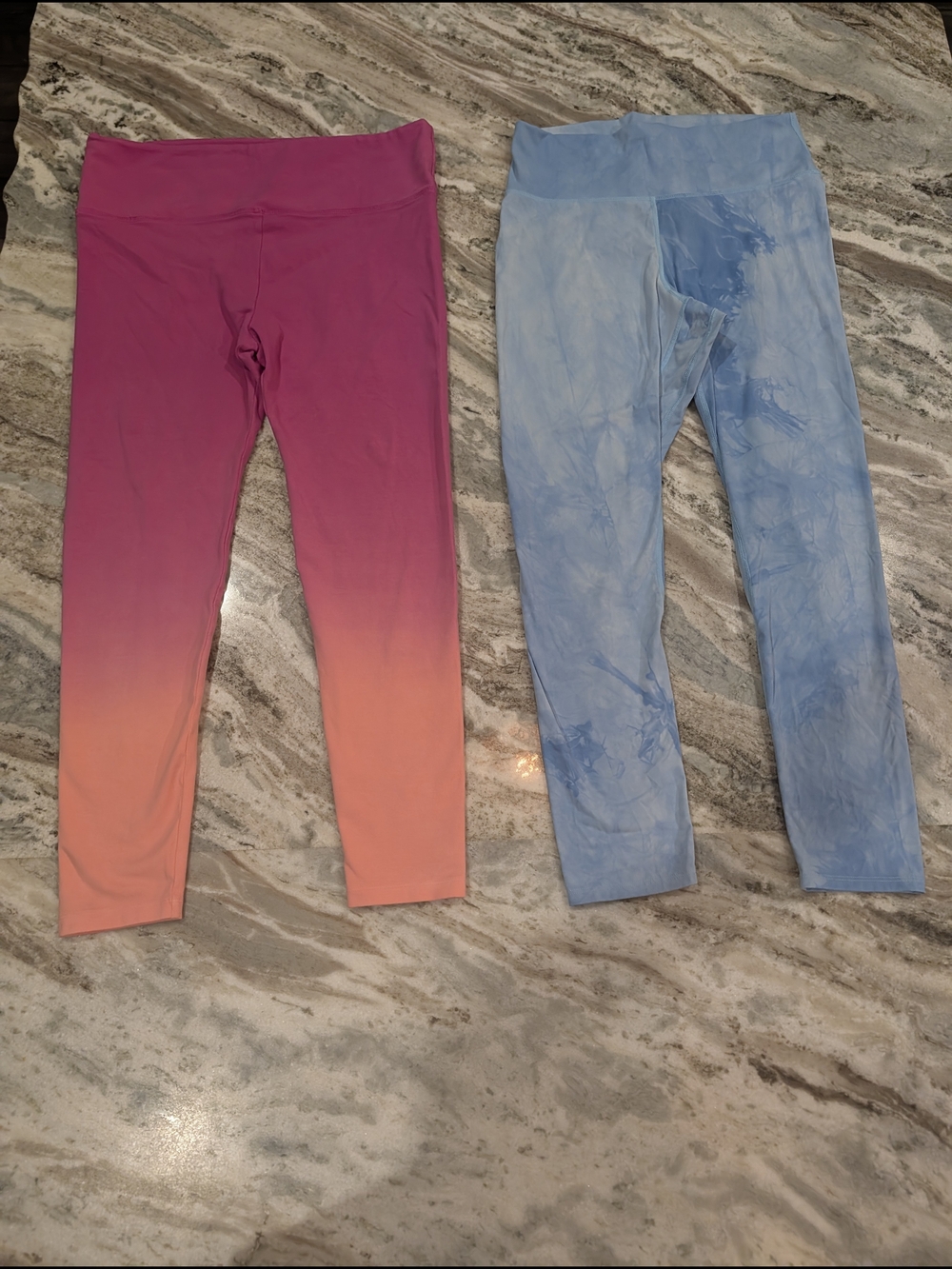 Ombre Pink & Blue  Leggings - 2 Pack